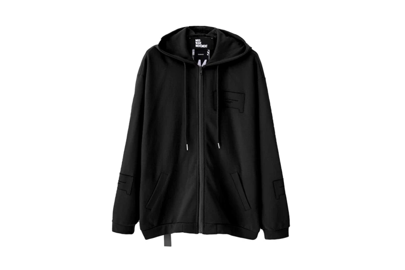 MWM Unisex Ζακέτα Με Κουκούλα Μαύρη