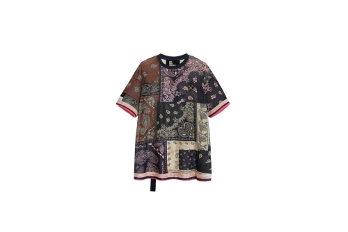 Mwm Oversized Silk Bandana T-Shirt (MW092020394 BLUE)