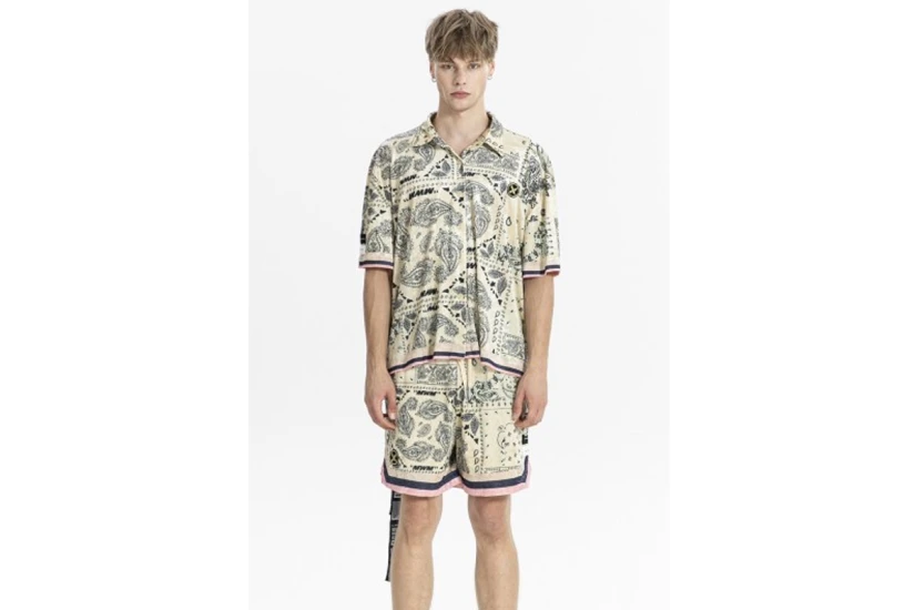 Mwm Silk Bandana Unisex Σορτς Εκρού