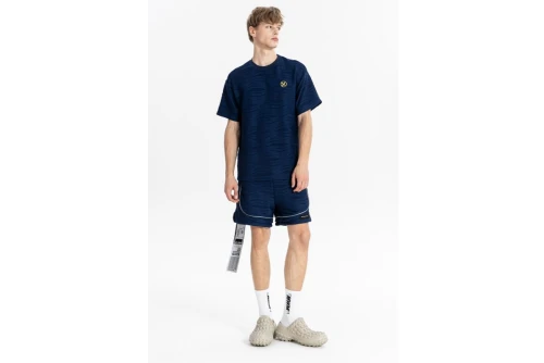 Mwm Two-Bone Pleated Texture Σορτς Αθλητικό (MW092040407 NAVY)