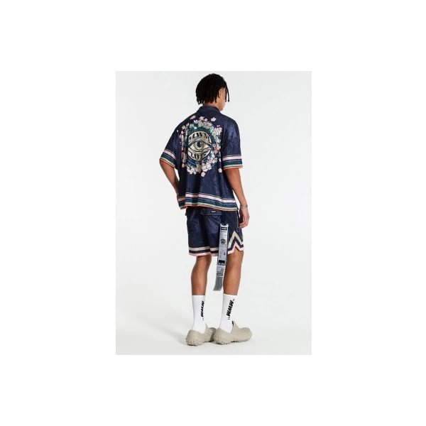 Mwm Colorblock Almond Blossom  Πουκάμισο Κοντομάνικο (MW092080389 NAVY)