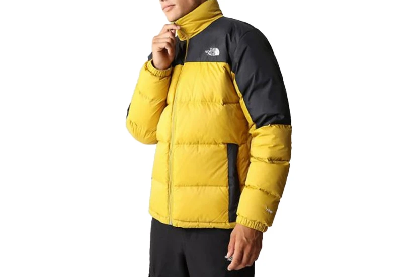 The North Face Diablo Down Ανδρικό Puffer Μπουφάν Κίτρινο, Μαύρο