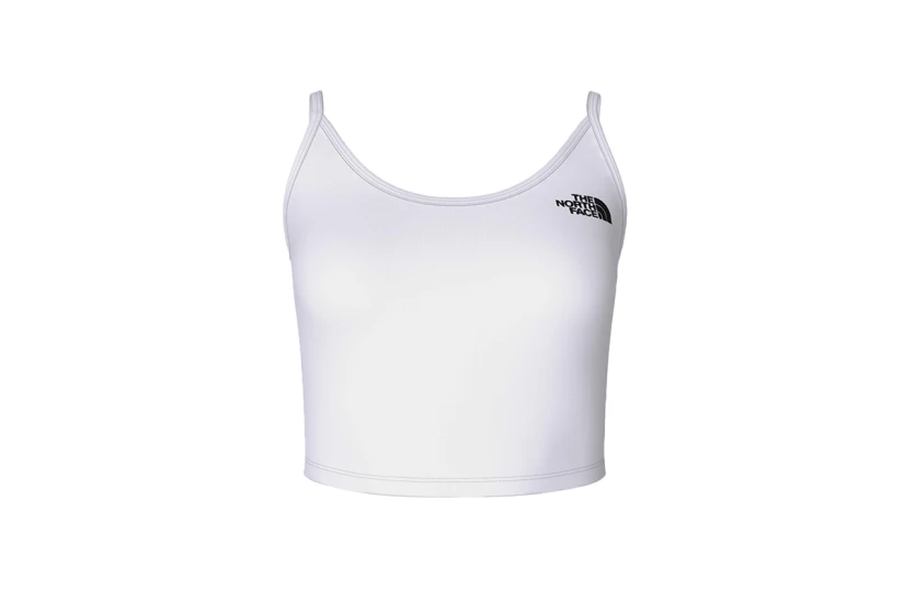 The North Face Γυναικεία Αμάνικη Crop Top Μπλούζα Λευκή