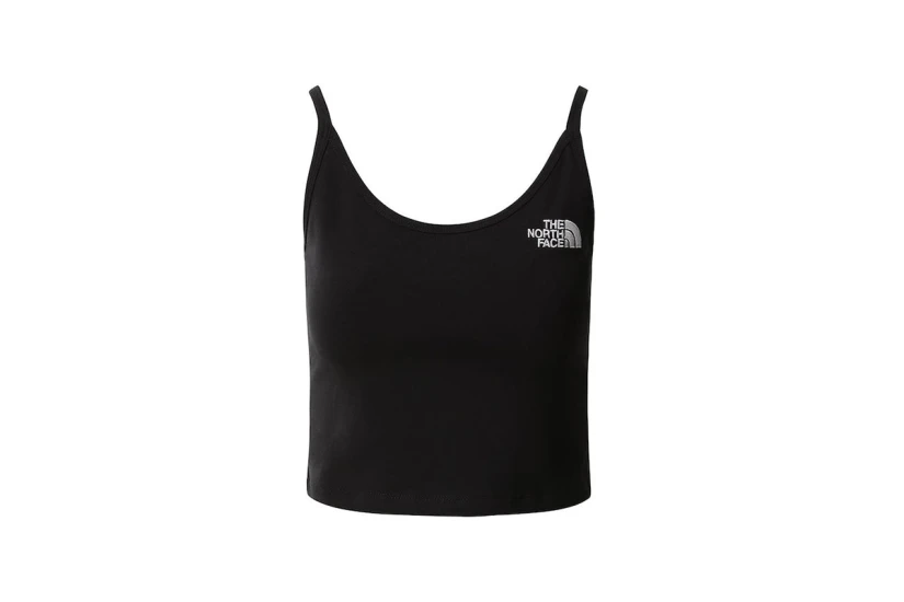 The North Face Γυναικεία Αμάνικη Crop Top Μπλούζα Μαύρη