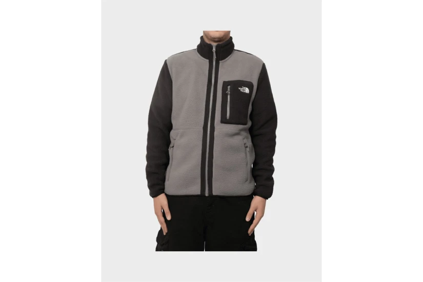 The North Face Yumiori Ανδρική Ζακέτα Fleece Γκρι Σκούρο, Μαύρο