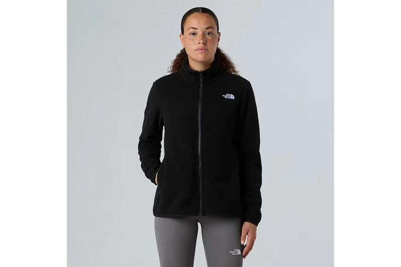 The North Face Glacier Full-Zip Γυναικεία Ζακέτα Fleece Μαύρη