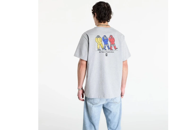 The North Face Celebration Relaxed Graphic Ανδρικό Κοντομάνικο T-Shirt Γκρι