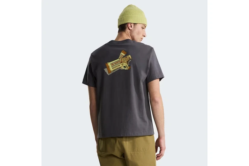 The North Face Snack Relaxed Graphic Ανδρικό Κοντομάνικο T-Shirt Ανθρακί