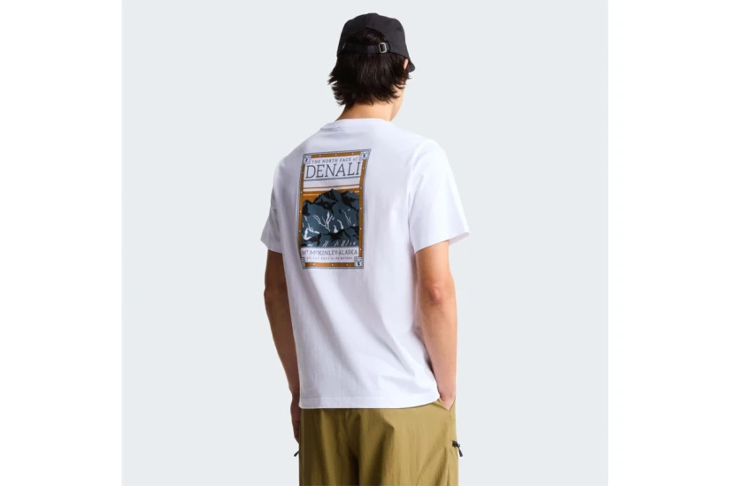 The North Face Regular Graphic Ανδρικό Κοντομάνικο T-Shirt Λευκό