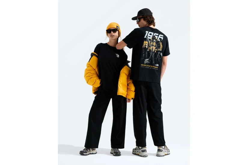The North Face 60Th Anniversary 1 Unisex Κοντομάνικο T-Shirt Μαύρο