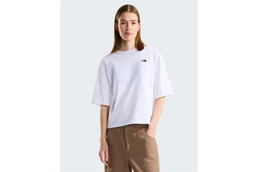The North Face Essential Simple Dome Boxy Γυναικείο Κοντομάνικο T-Shirt Λευκό