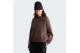 The North Face Essential Simple Dome Boxy Γυναικεία Μακρυμάνικη Μπλούζα με Λαιμόκοψη Καφέ