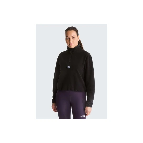 The North Face Glacier Novelty Logo Μπλούζα Fleece Με Φερμουάρ Γυναικεία (NF0A8J3ZJK31)