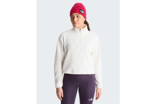 The North Face Novelty Logo Glacier Fleece Μπλούζα Με Φερμουάρ Γυναικεία (NF0A8J3ZQLI1)