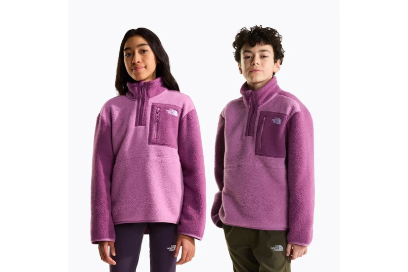 The North Face Yumiori Παιδική Μακρυμάνικη Μπλούζα Fleece με Φερμουάρ Λεβάντα, Μωβ