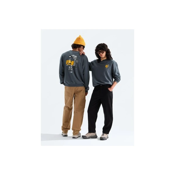 The North Face Gear Up Get Out Graphic Μπλούζα Με Λαιμόκοψη Ανδρική (NF0A8JB5RHI1)