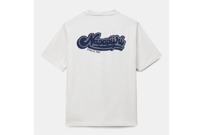 Napapijri Zinc Ανδρικό Κοντομάνικο T-Shirt Λευκό