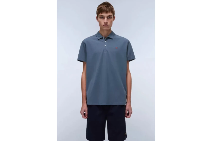 Napapijri Ealis Ανδρικό Κοντομάνικο Polo T-Shirt Ραφ