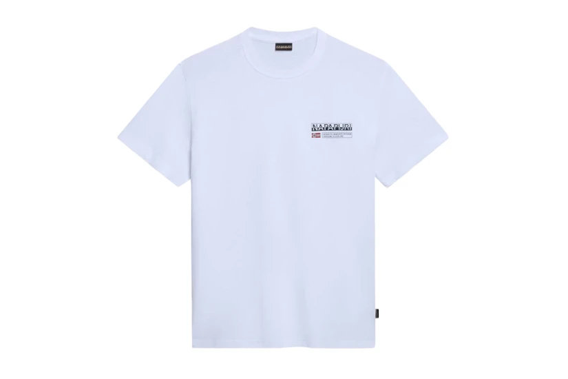 Napapijri Kasba Ανδρικό Κοντομάνικο T-Shirt Λευκό