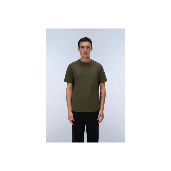 Napapijri S-Box Logo 1 T-Shirt Ανδρικό (NP0A4IFLG1F1)