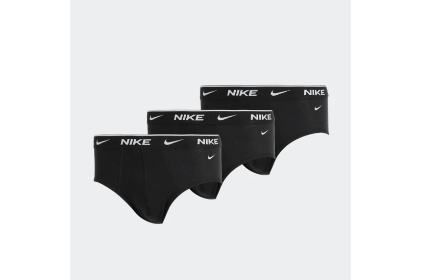 Nike Dri-FIT Everyday Cotton Stretch Ανδρικό Εσώρουχο Σλιπ 3 Τεμάχια