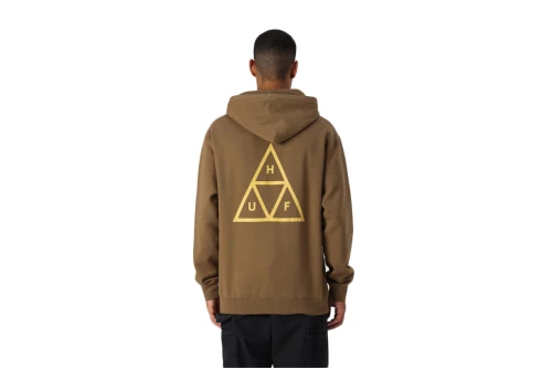 Huf Set Tt P-O Hoodie Ανδρικό (PF00572 MUD)