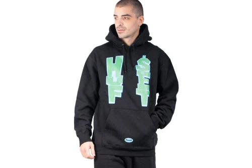 Huf Anthem P-O Hoodie Ανδρικό (PF00617 BLACK)