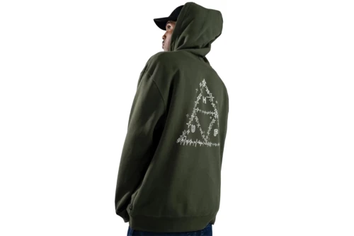 Huf Gleam P-O Hoodie Ανδρικό (PF00682 HUNTER GREEN)