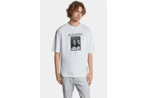 Dsquared2 Loose Fit T-Shirt Ανδρικό (S71GD1538 D20020 100)