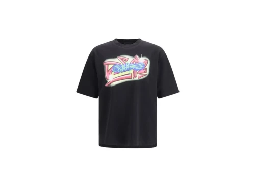 Dsquared2 Rebel Tags Loose Fit T-Shirt Ανδρικό (S71GD1652 D20033 900)