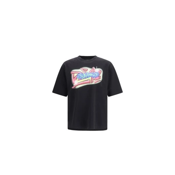 Dsquared2 Rebel Tags Loose Fit T-Shirt Ανδρικό (S71GD1652 D20033 900)