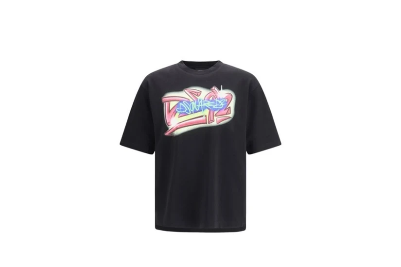 Dsquared2 Graphic Print Ανδρικό Κοντομάνικο T-Shirt
