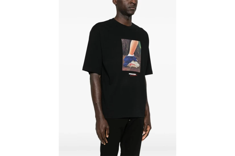 Dsquared2 X Felix Chesher Print Ανδρικό Κοντομάνικο T-Shirt