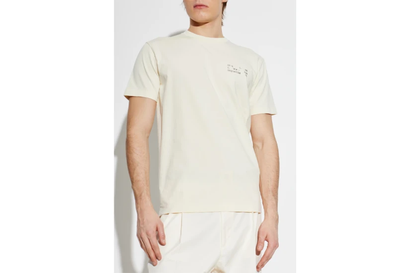 Dsquared2 Cool Fit Ανδρικό Κοντομάνικο T-Shirt Εκρού