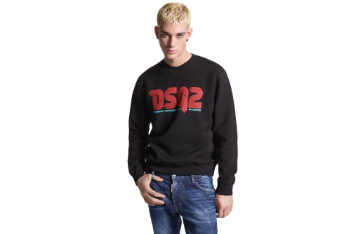 Dsquared2 Cool Fit Crewneck Μπλούζα Με Λαιμόκοψη Ανδρική (S71GU0683S25516 900)