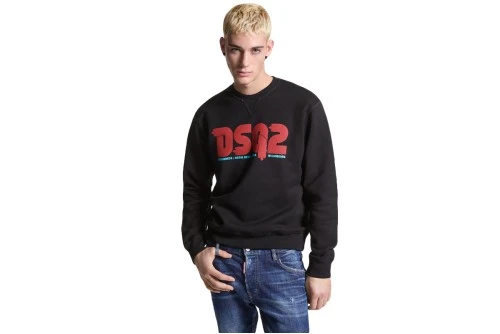 Dsquared2 Cool Fit Crewneck Μπλούζα Με Λαιμόκοψη Ανδρική (S71GU0683S25516 900)