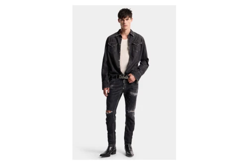 Dsquared2 Wash Skater Παντελόνι Τζιν Ανδρικό (S71LB1756 S30357 900)
