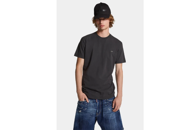 Dsquared2 Cool Fit Ανδρικό Κοντομάνικο T-Shirt Ανθρακί