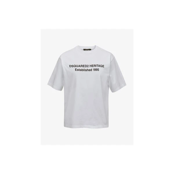 Dsquared2 Loose Fit Heritage T-Shirt Ανδρικό (S74GD1456 D20020 100)