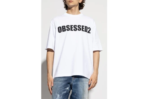 Dsquared2 Obsessed2 Loose Fit T-Shirt Ανδρικό (S74GD1478 D20033 100)