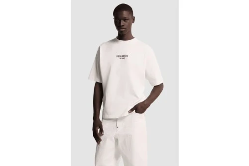 Dsquared2 Milano Loose Fit T-Shirt Ανδρικό (S74GD1521 D20106 100)