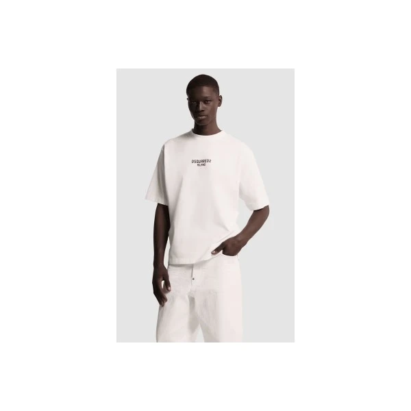 Dsquared2 Milano Loose Fit T-Shirt Ανδρικό (S74GD1521 D20106 100)