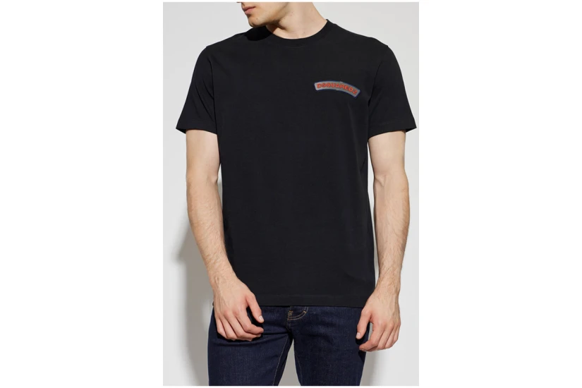 Dsquared2 Cool Fit Ανδρικό Κοντομάνικο T-Shirt Μαύρο