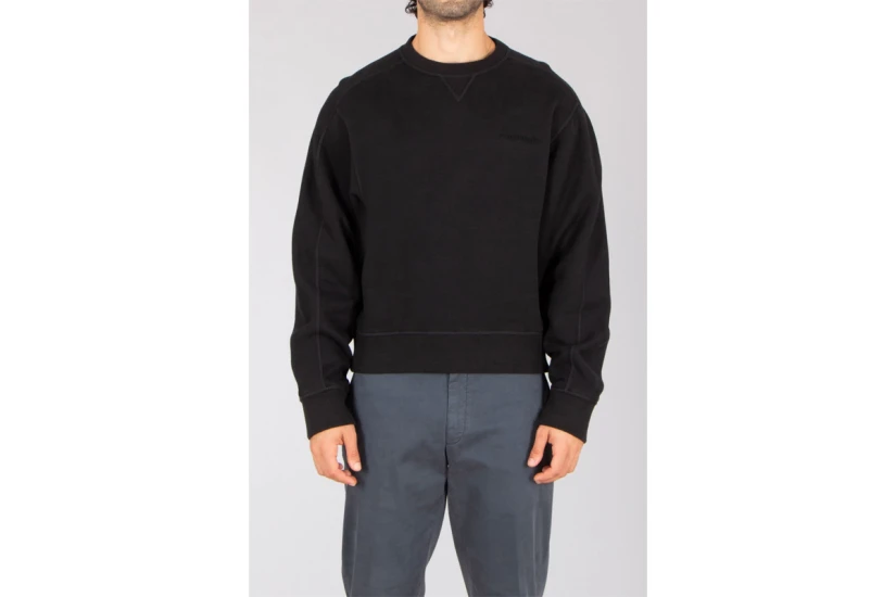 Dsquared2 Field Fit Ανδρική Μακρυμάνικη Μπλούζα Μαύρη