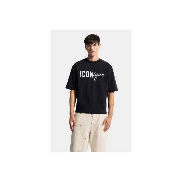 Dsquared2 Icon-Ique Loose Fit T-Shirt Ανδρικό (S78GD0121 D20033 900)