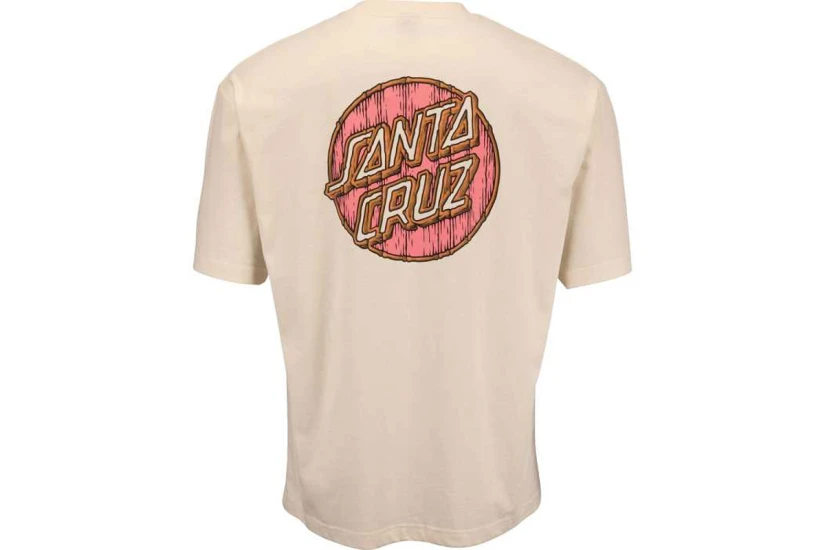 Santa Cruz Classic Tiki Dot Ανδρικό Κοντομάνικο T-Shirt Μπεζ, Ροζ, Καφέ