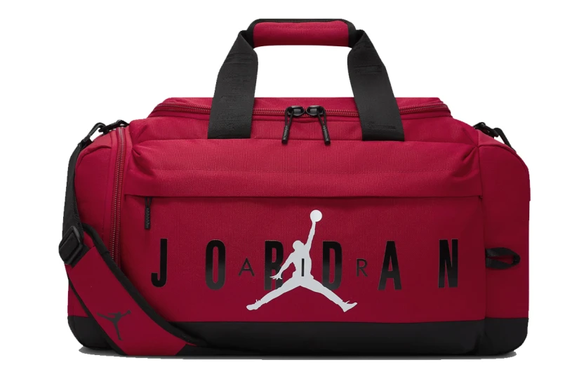 Jordan Velocity Αθλητικός Σάκος Ώμου - Χειρός Κόκκινος, Μαύρος