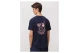 Blue Banana Navy Carven Ανδρικό Κοντομάνικο T-Shirt Μπλε Σκούρο, Ροζ
