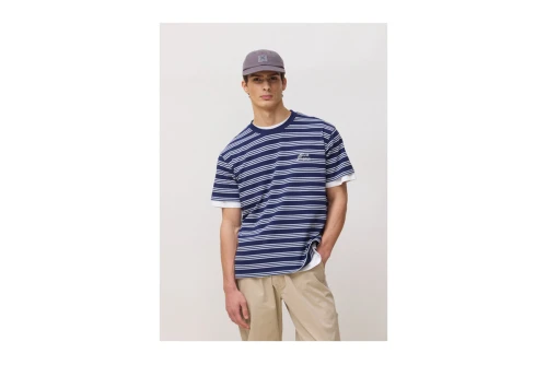 Blue Banana Navy Stripes T-Shirt Ανδρικό (SS26UG011STSBL11)