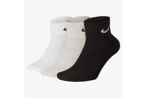Nike Everyday Cushioned Κάλτσες Κοντές 3 Ζευγάρια (SX4926 901)